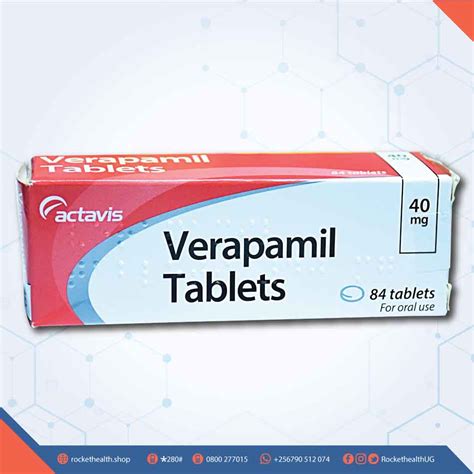 verapamil 40 mg tablet